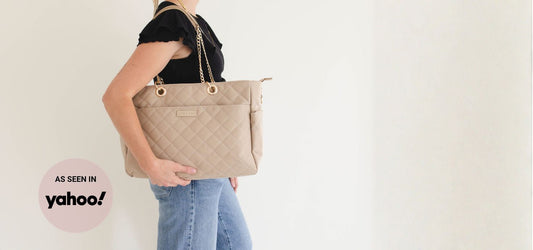 Featured in Yahoo’s Mother’s Day Gift Guide: A Bag That Actually Makes Mom Life Easier