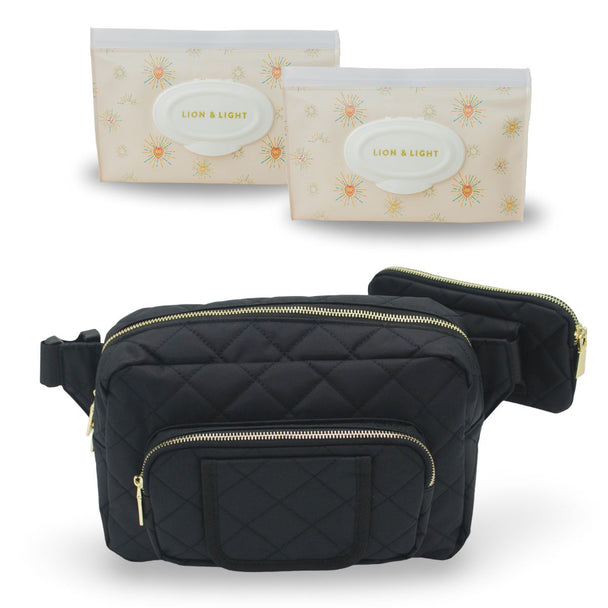 Jetsetter Mini Essentials Set - Black Lion & Light