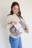 The Jetsetter Mini Diaper Bag - Grey Lion & Light