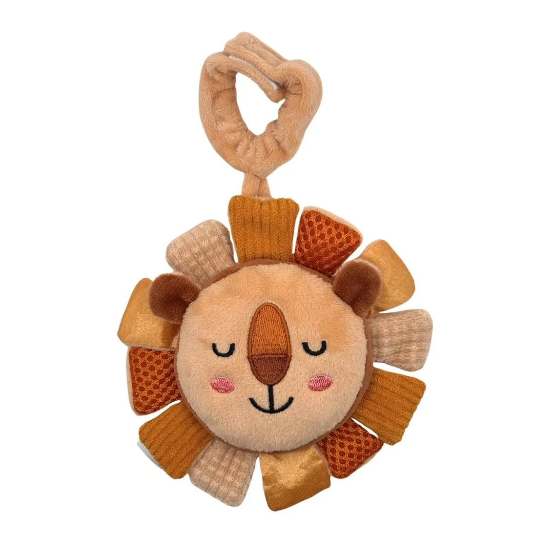 Sensory Pals – Crinkle Toy & Plush Bag Charm Lion & Light