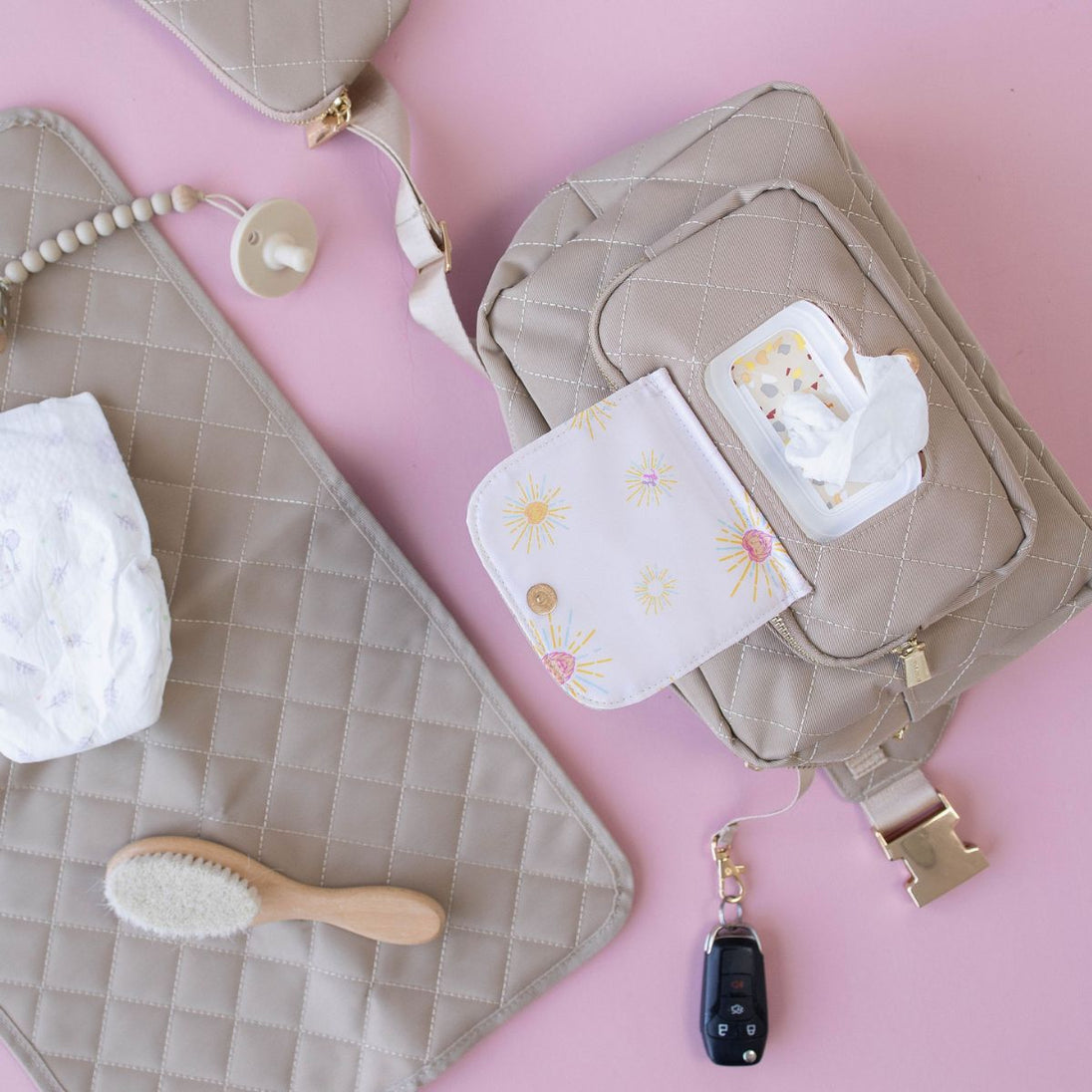 Jetsetter Mini Essentials Set – Beige Lion & Light