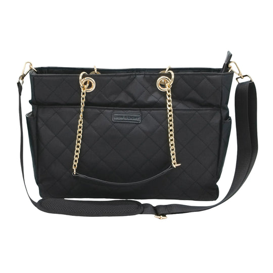 Essential Carryall Tote with Removable Diaper Clutch Lion & Light