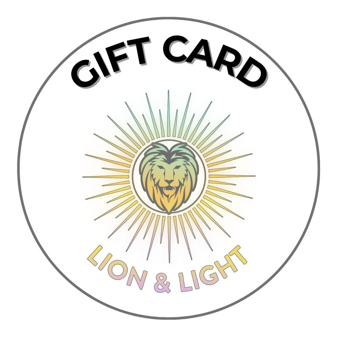 Lion & Light Gift Card Lion & Light