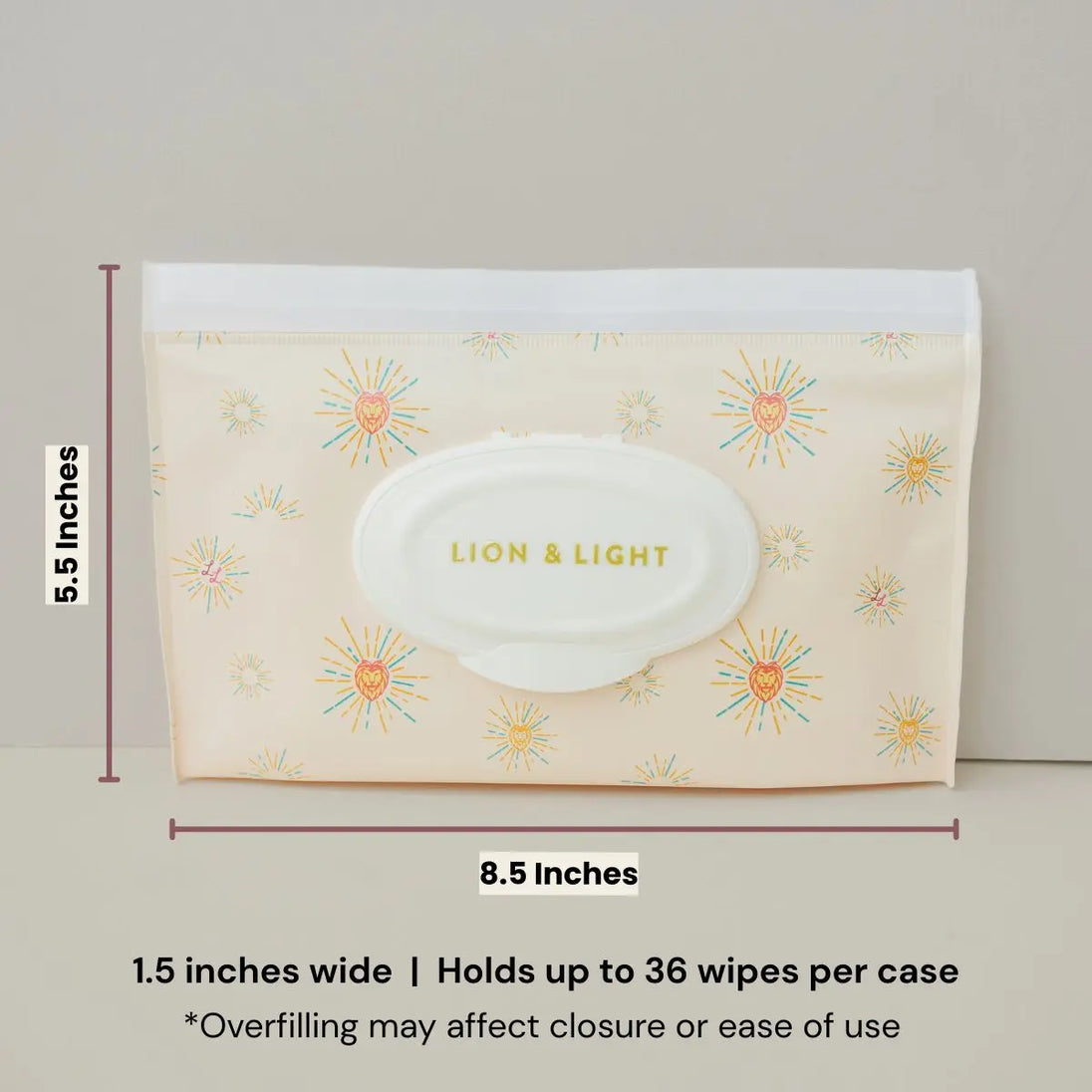 Reusable Wipes Packs (Set of 2) - Lion & Light