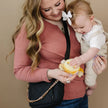 Sunny the Sensory Pal – Crinkle Toy & Plush Bag Charm - Lion & Light