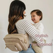 The Jetsetter Mini Diaper Bag - Beige - Lion & Light