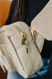The Jetsetter Mini Diaper Bag - Beige - Lion & Light
