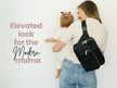 The Jetsetter Mini Diaper Bag - Black - Lion & Light