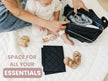The Jetsetter Mini Diaper Bag - Black - Lion & Light